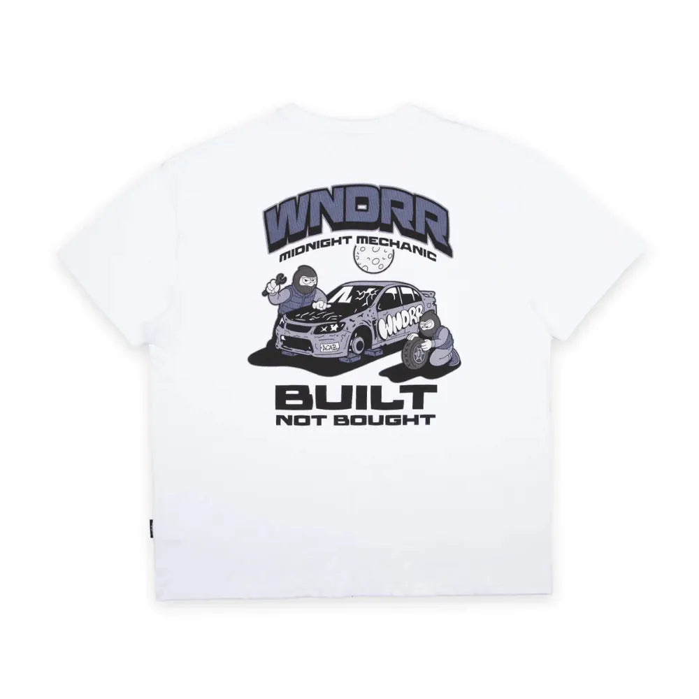 WNDRR Built Box Fit Tee - White