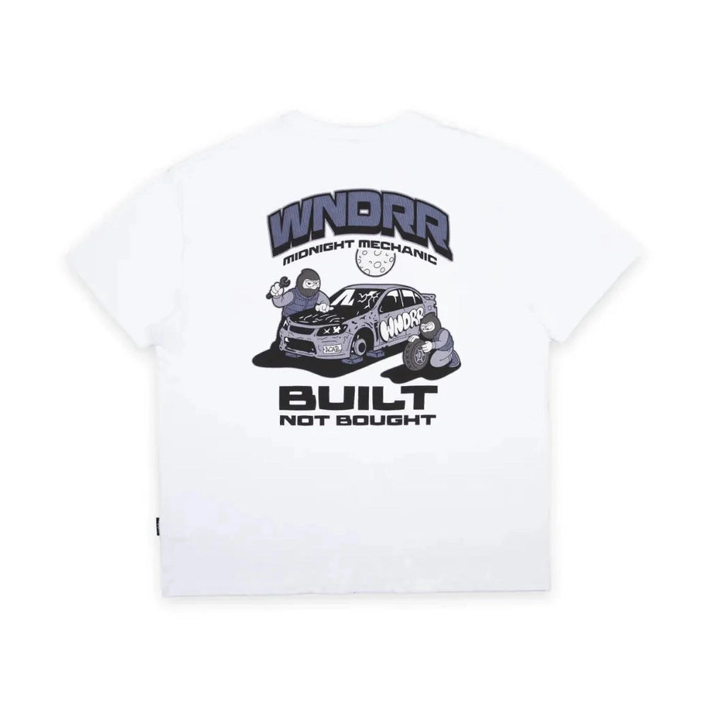 WNDRR Built Box Fit Tee - White