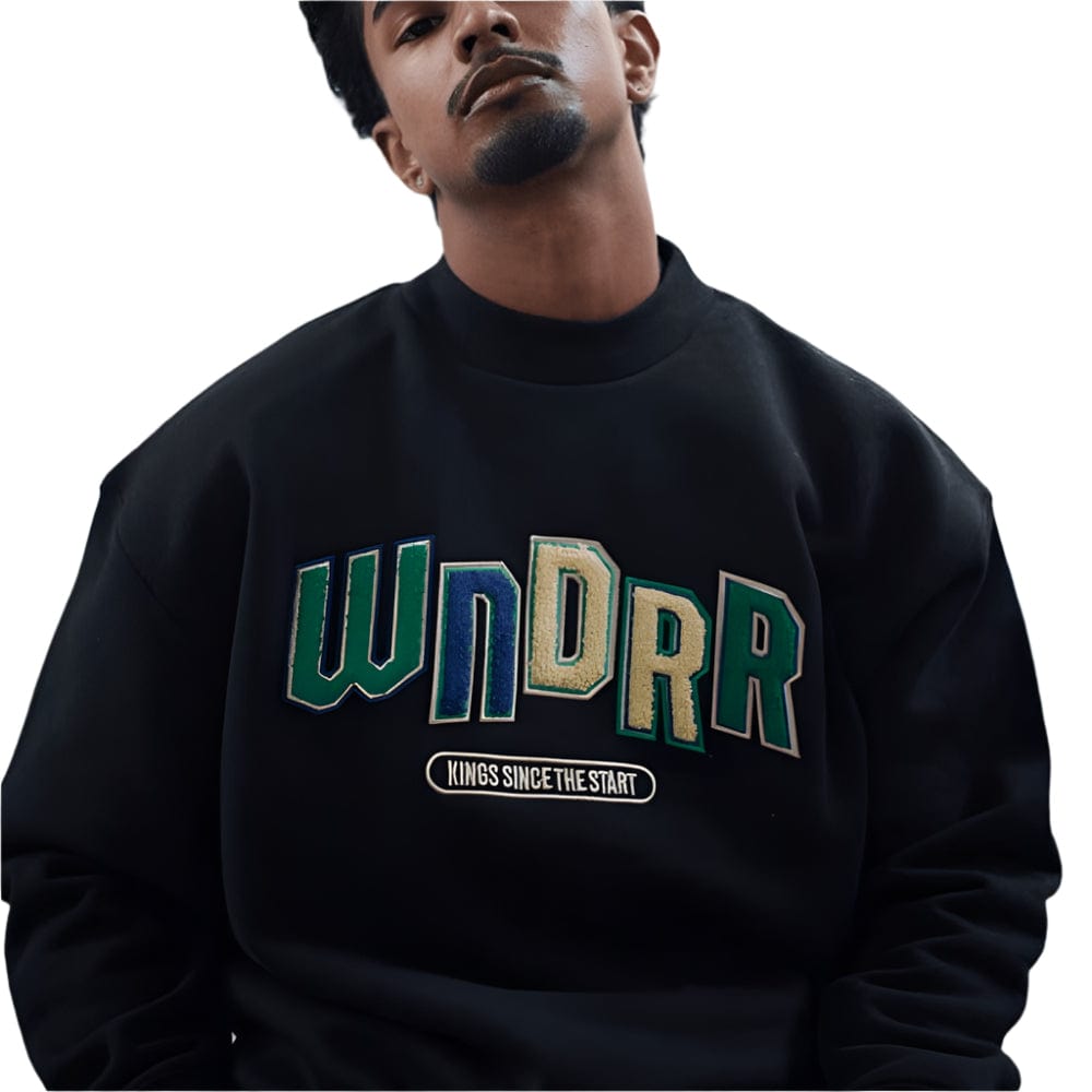 WNDRR Chant Crew Sweat - Black