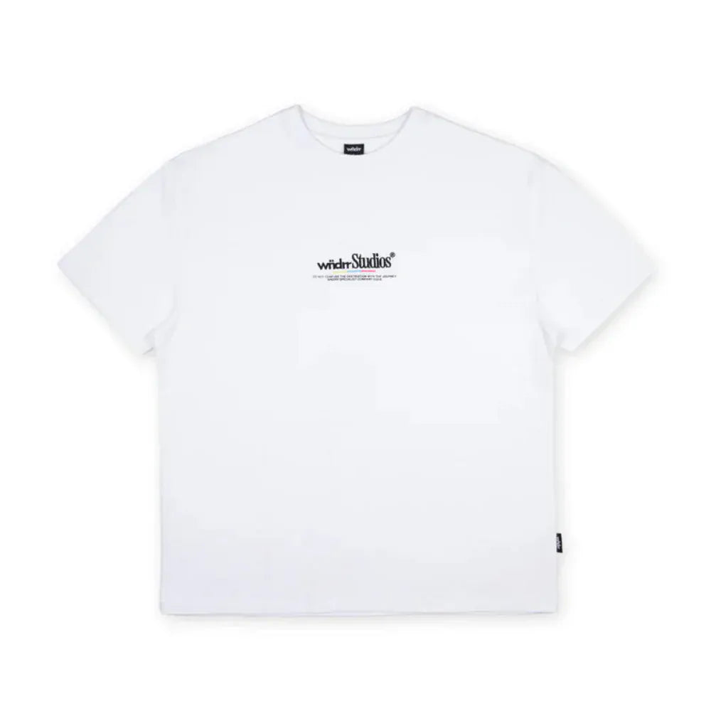 WNDRR Collective FP Box Fit Tee - White