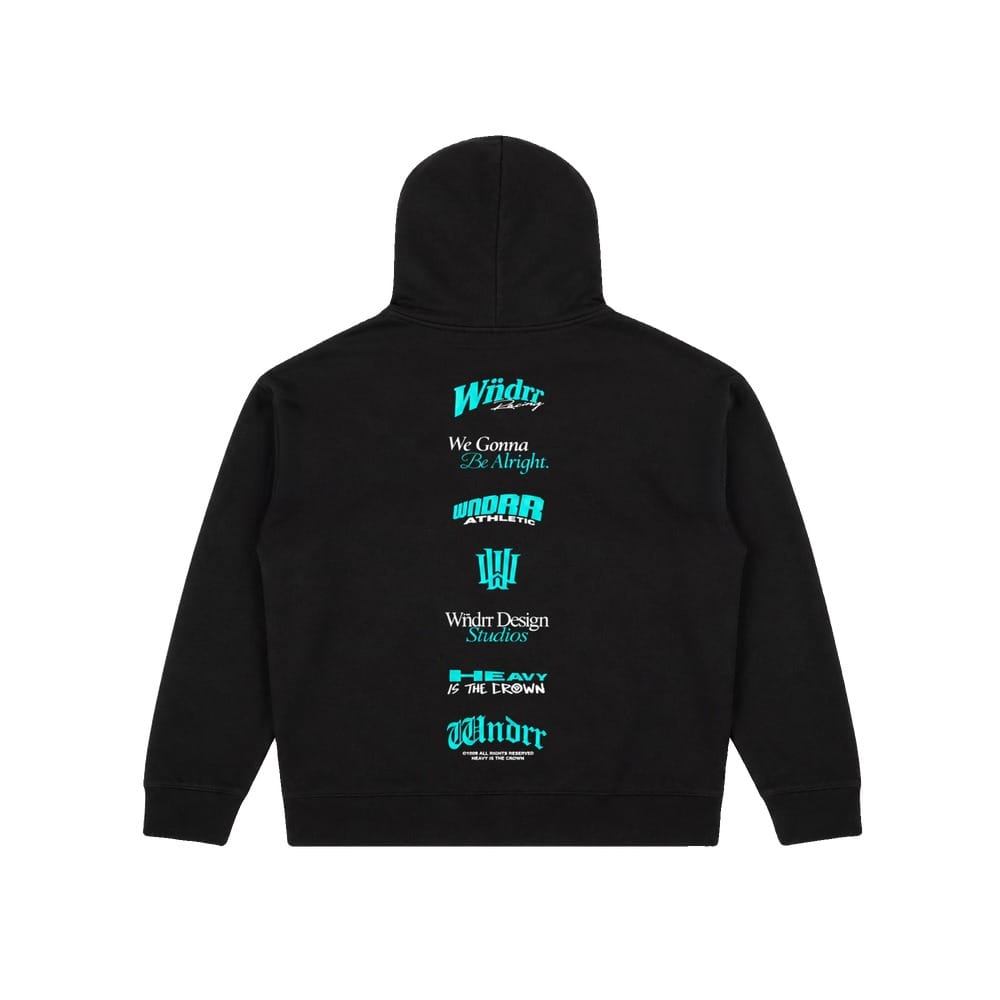 WNDRR Collective HOOD Sweat - Black