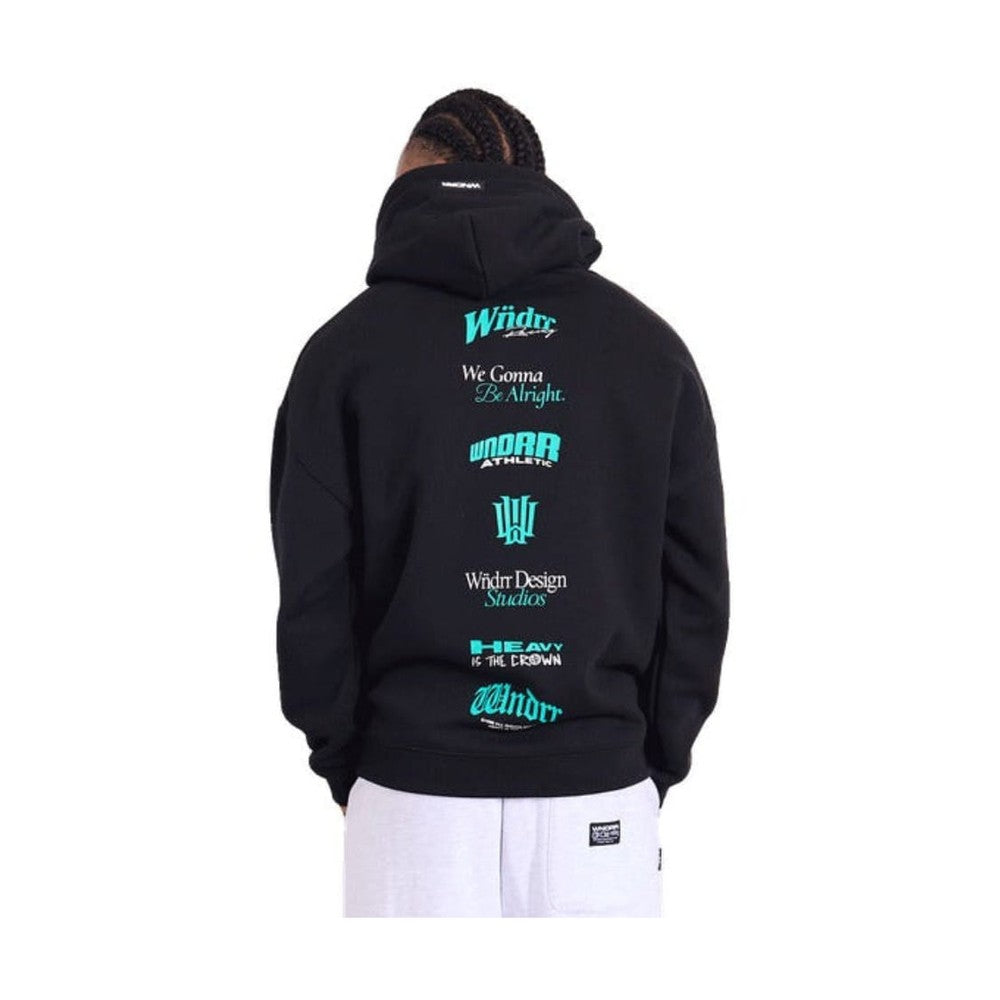 WNDRR Collective HOOD Sweat - Black