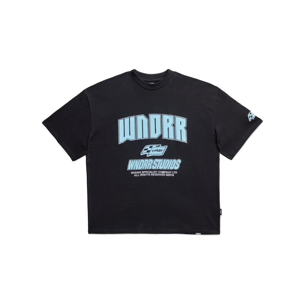 WNDRR Drivetrain Heavy Weight Tee - Black