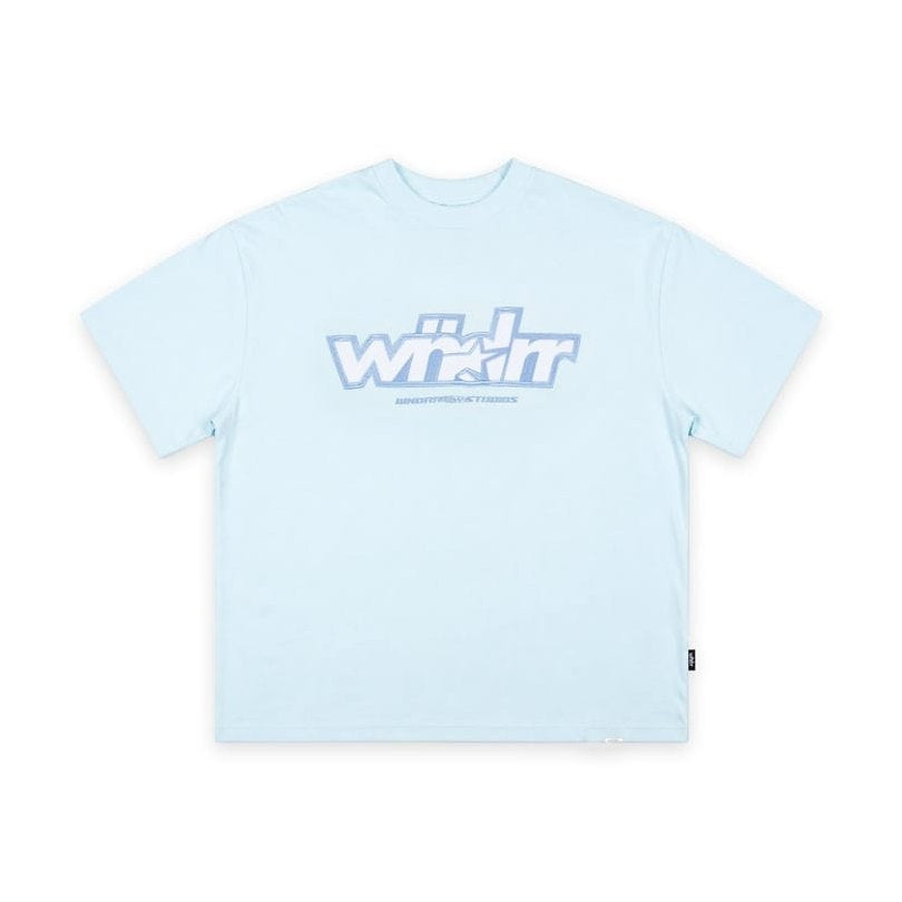 WNDRR Five Point Heavy Weight Tee - Baby Blue