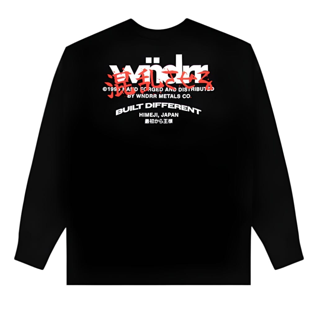 WNDRR Forged Long Sleeve Tee - Black