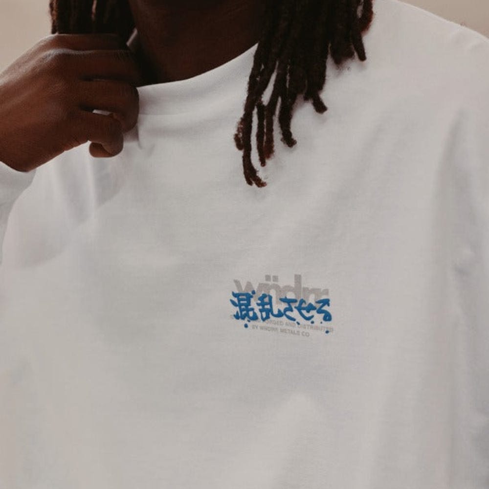 WNDRR Forged Long Sleeve Tee - White