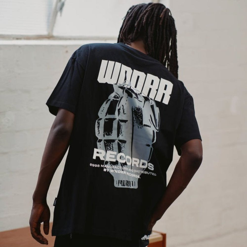 WNDRR Grenade Box Fit Tee - Black