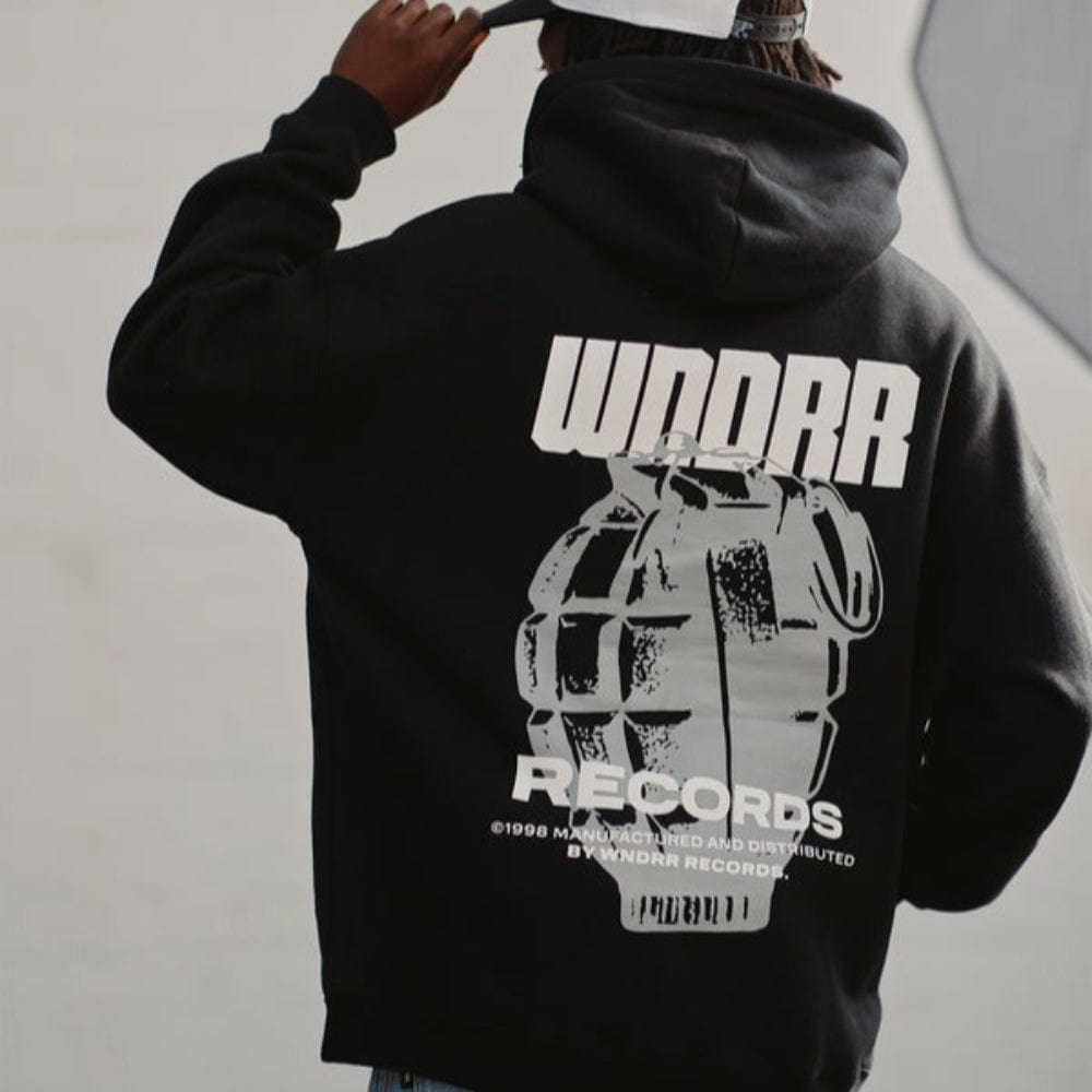 WNDRR Grenade Hood Sweat - Black