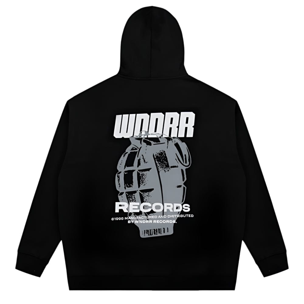 WNDRR Grenade Hood Sweat - Black