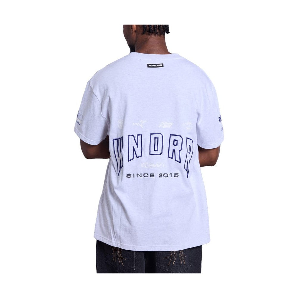 WNDRR Hashi Box Fit Tee - White Marle