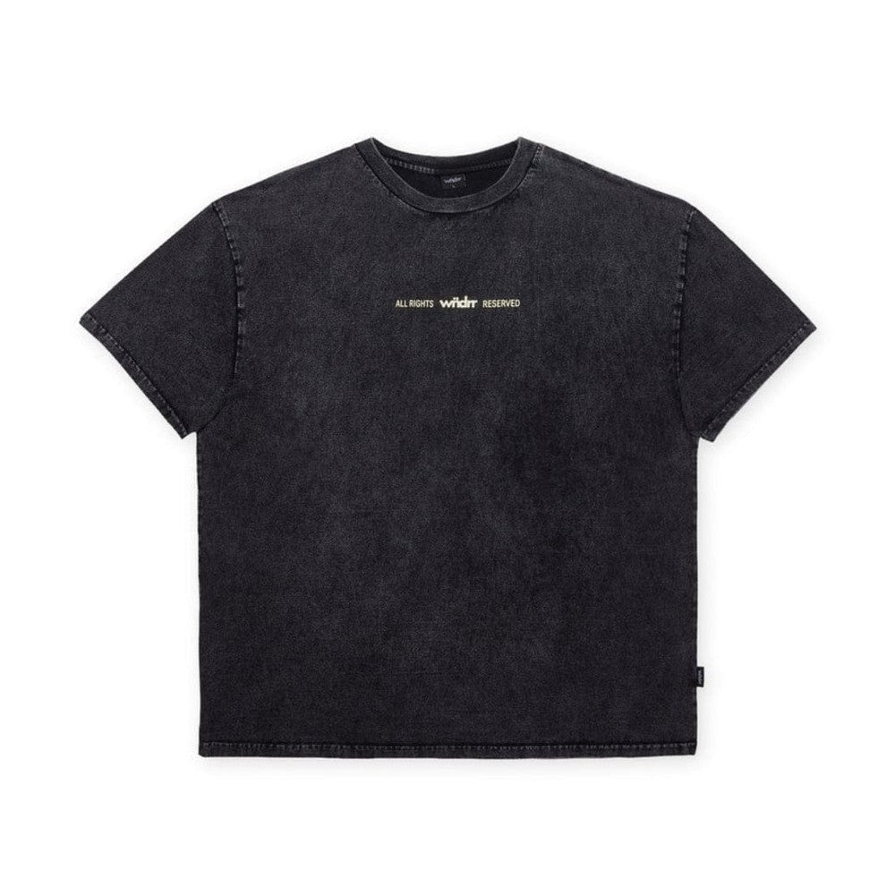 WNDRR Highborn Box Fit Tee - Washed Black