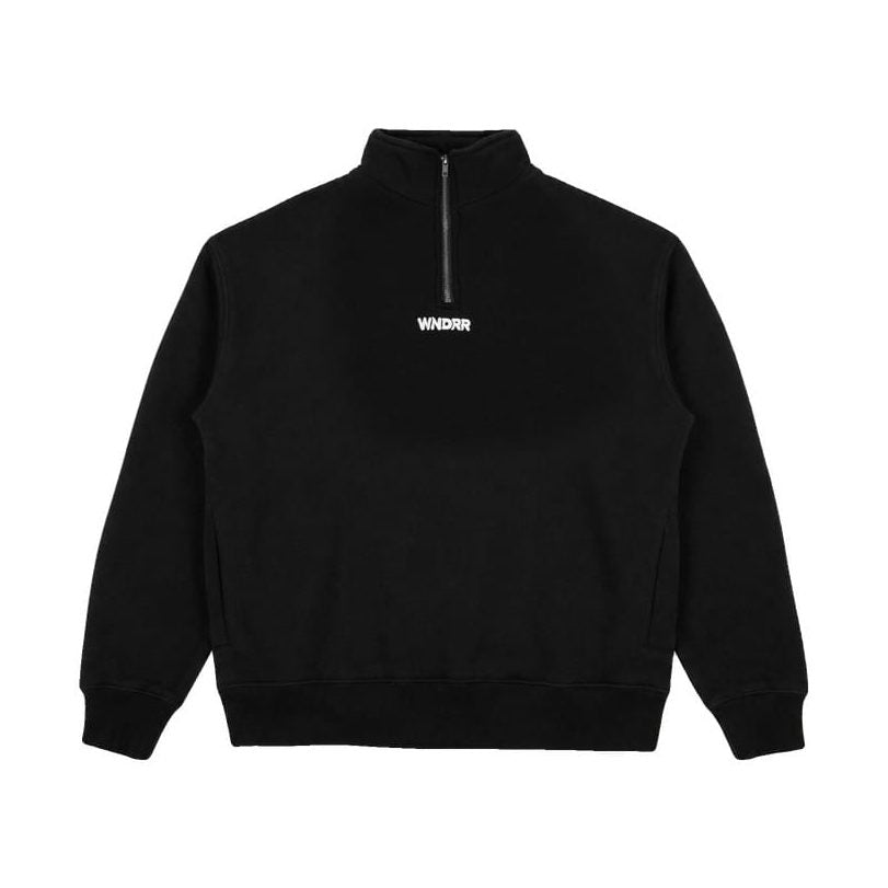 WNDRR Nimbus 1/4 ZIP Sweat - Black