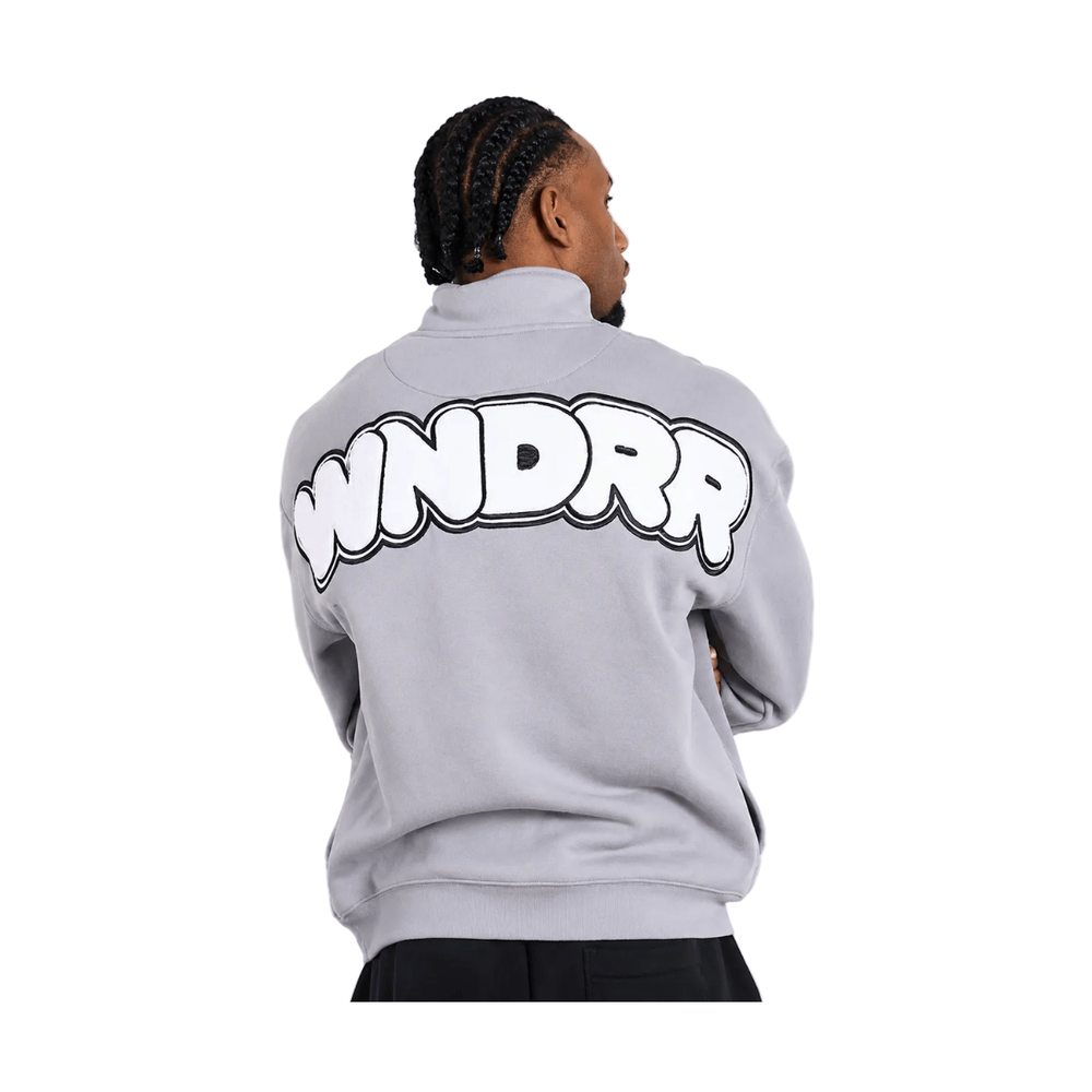 WNDRR Nimbus 1/4 ZIP Sweat - Cement Grey