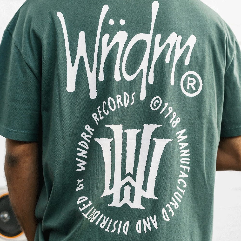 WNDRR Noise Box Fit Tee - Dark Green
