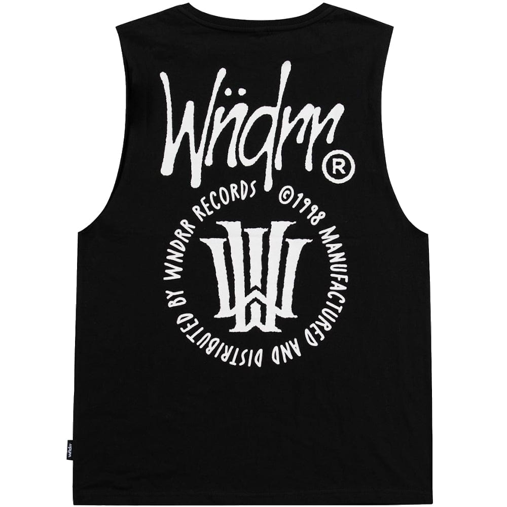 WNDRR Noise Muscle Top - Black
