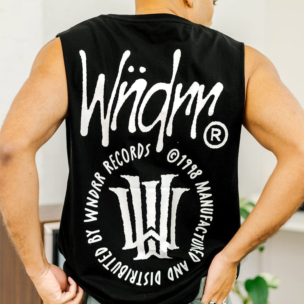 WNDRR Noise Muscle Top - Black