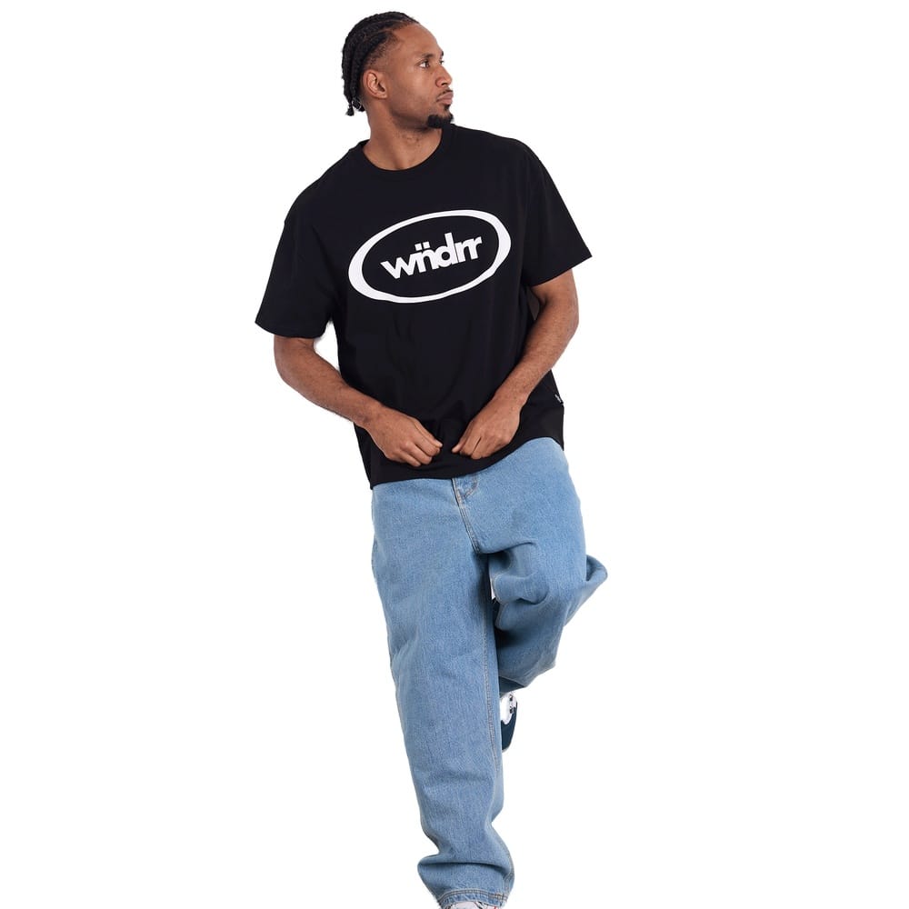 WNDRR Orbit Box Fit Tee - Black