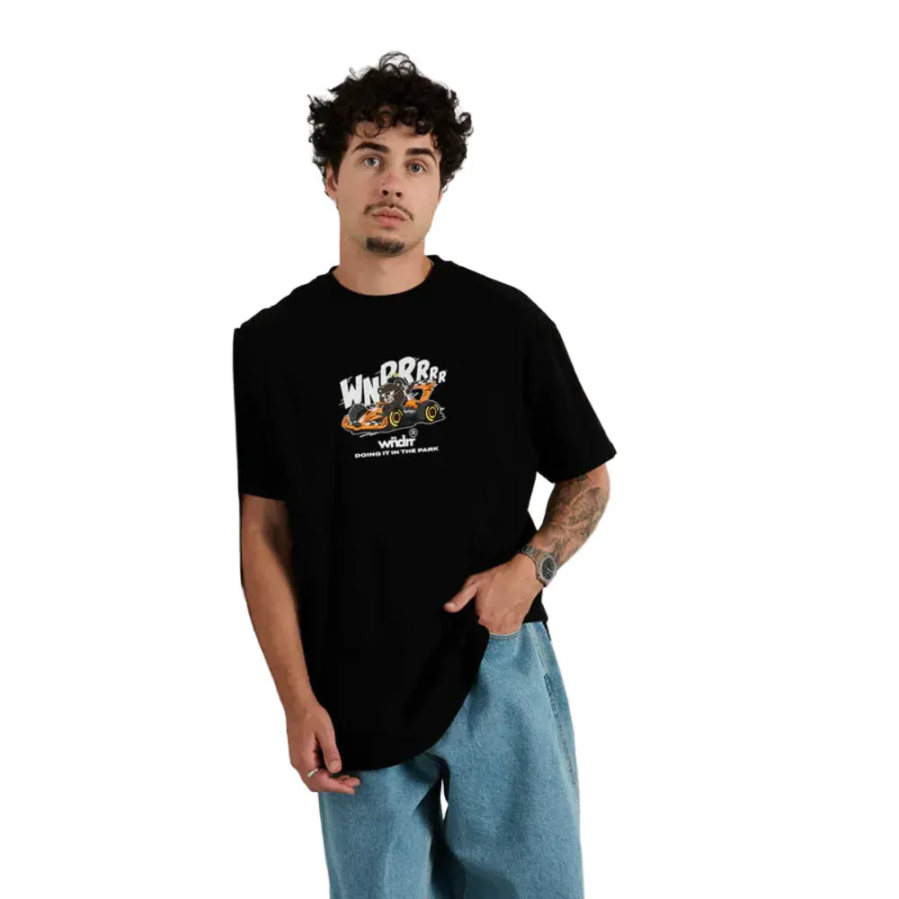 WNDRR Oscar Box Fit Tee - Black