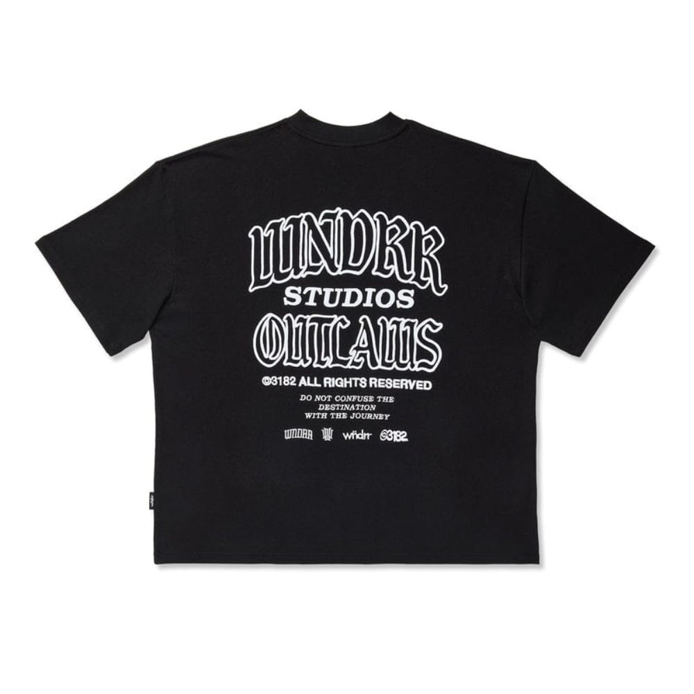 WNDRR Outlaws Heavy Weight Tee - Black
