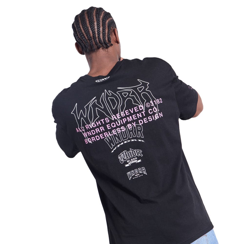 WNDRR Overpower Box Fit Tee - Black