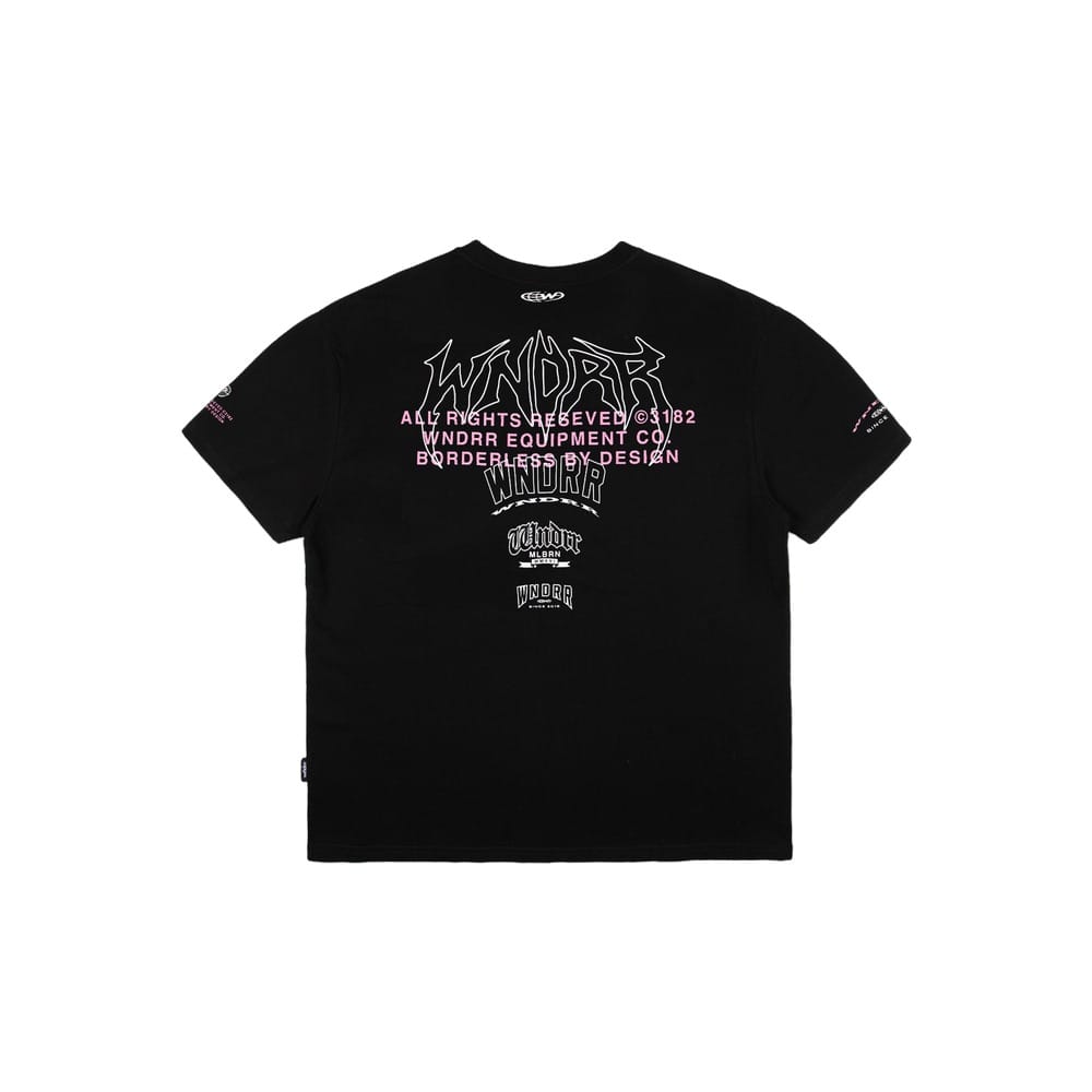 WNDRR Overpower Box Fit Tee - Black