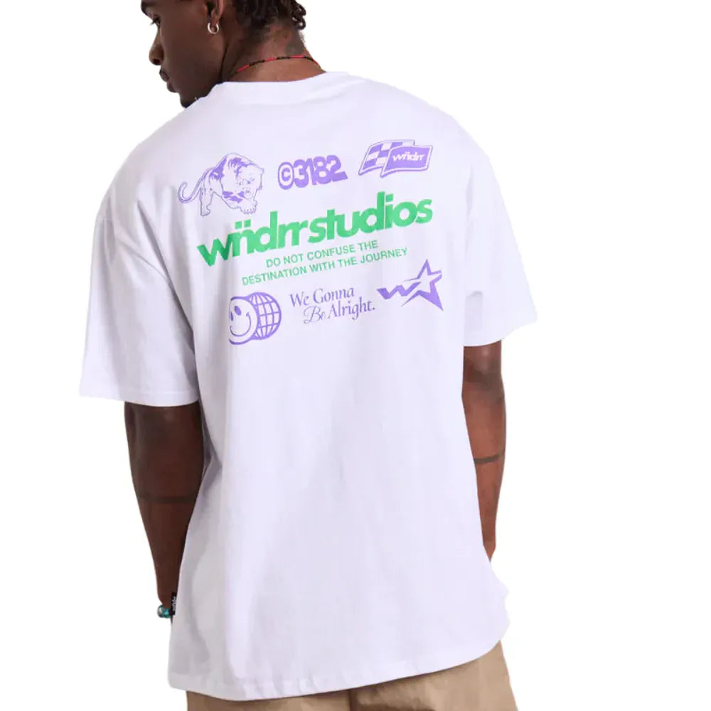 WNDRR Oversteer Box Fit Tee - White