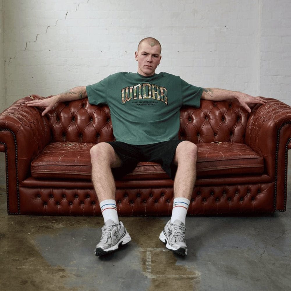 WNDRR Protocol Heavy Weight Tee - Dark Green