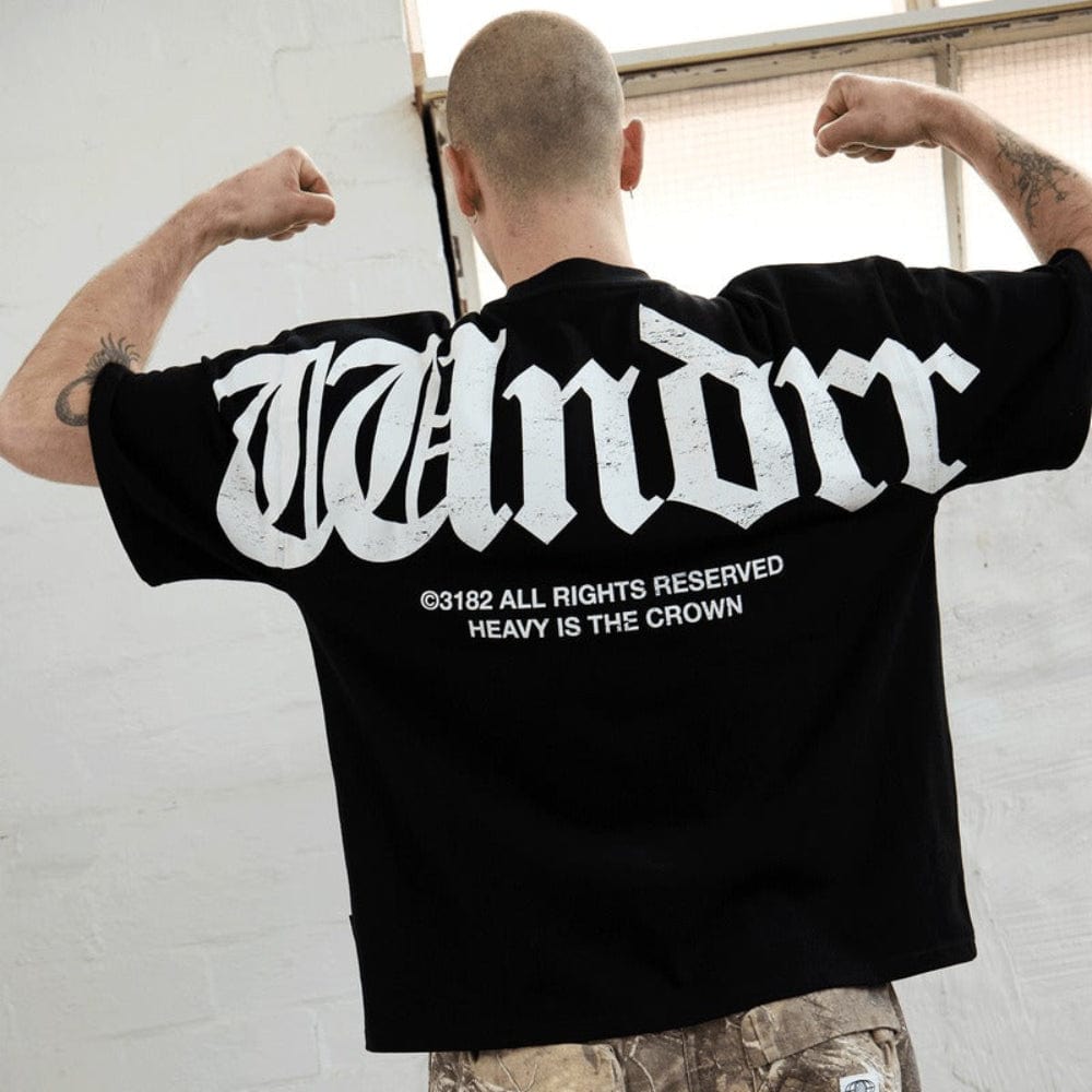 WNDRR Revival Heavy Weight Tee - Black