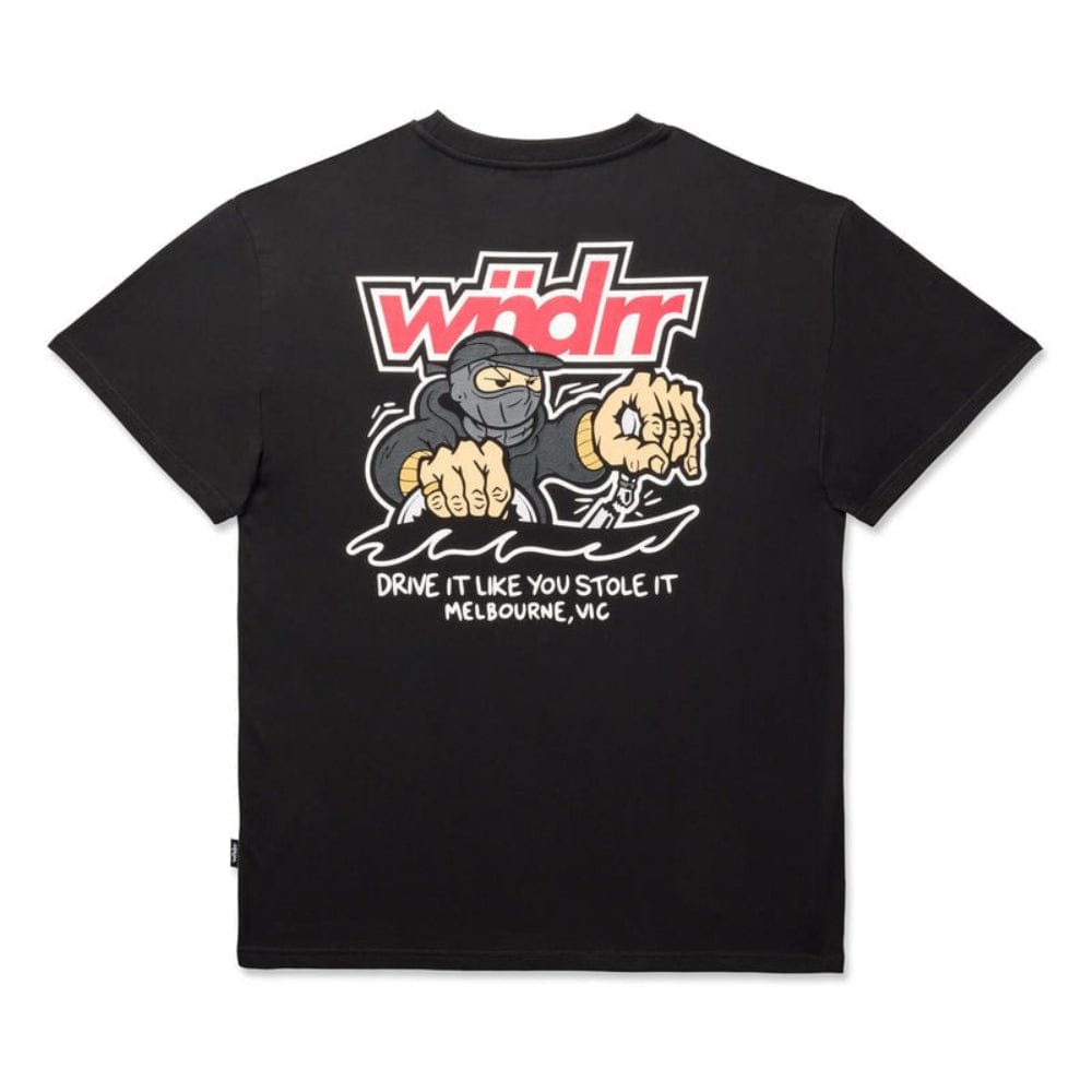 WNDRR Ripshift Box Fit Tee - Black
