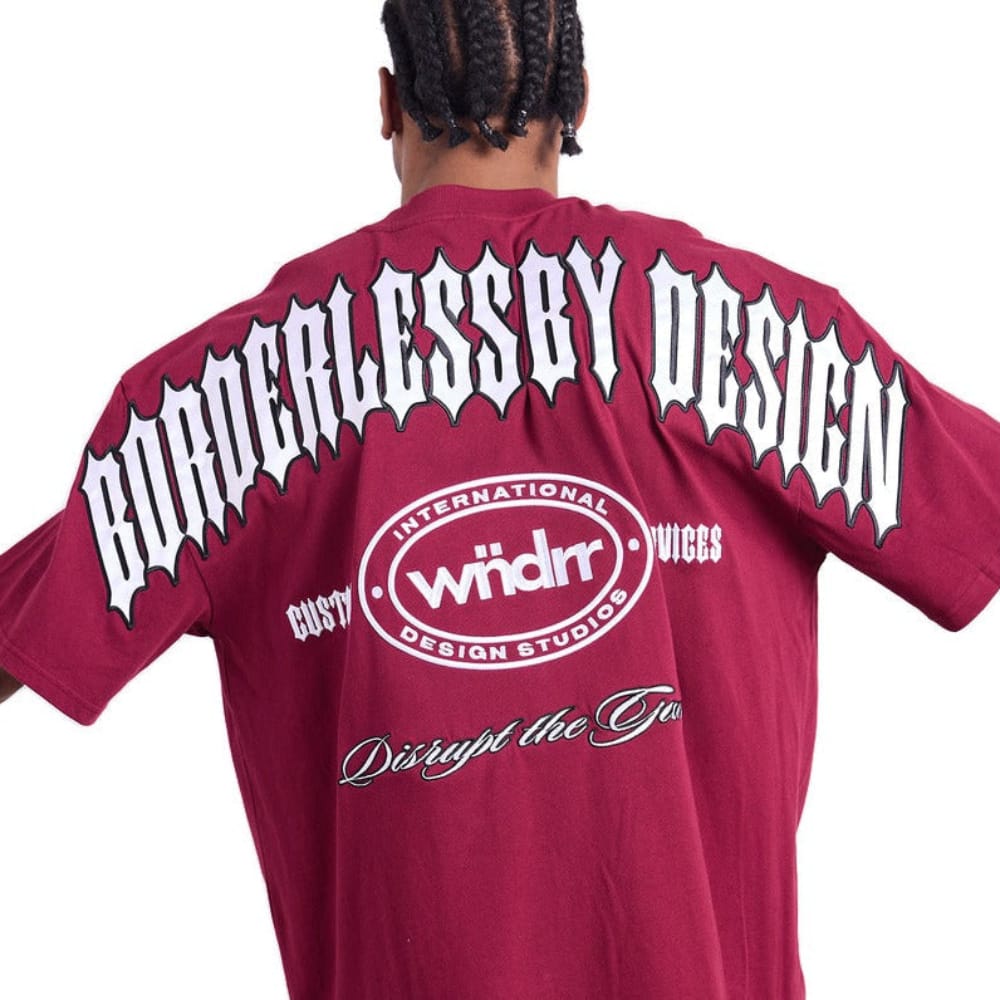WNDRR RZN Heavy Weight Tee - Blood Red