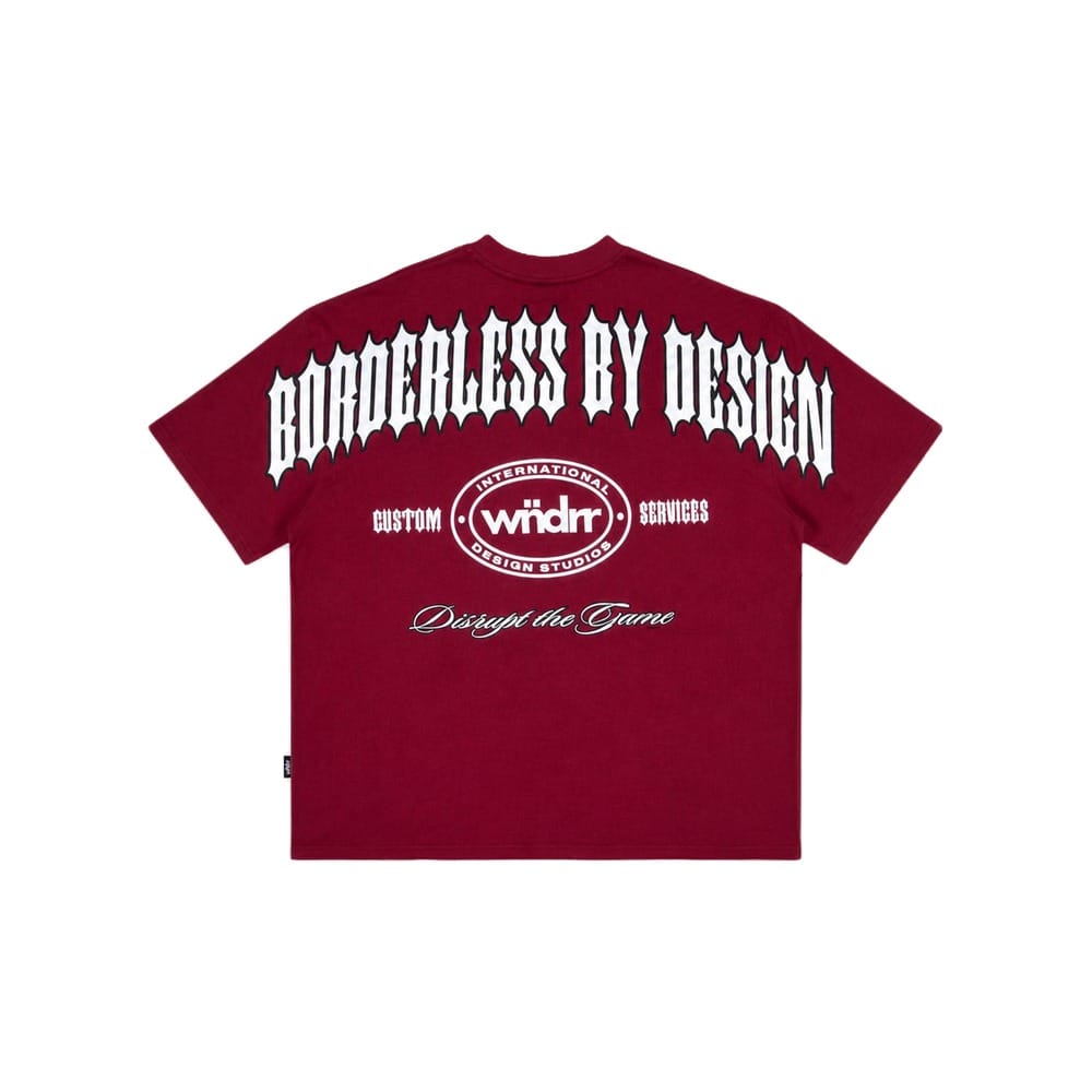WNDRR RZN Heavy Weight Tee - Blood Red