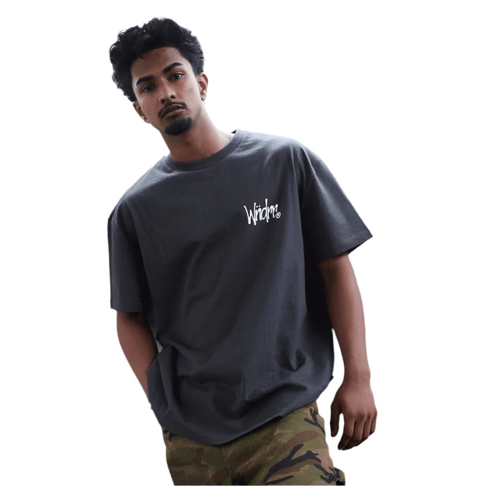 WNDRR Scorpion Box Fit Tee - Faded Black