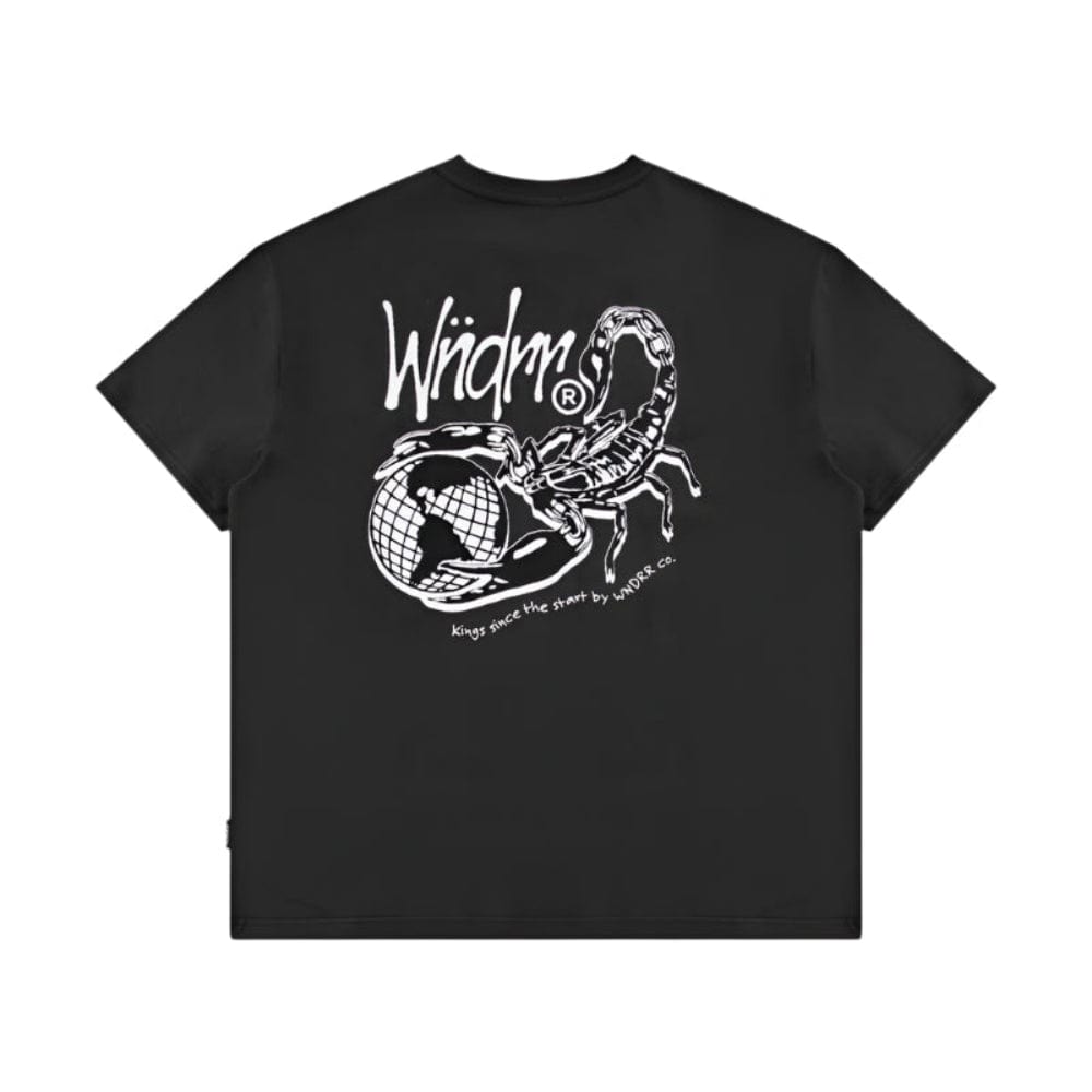 WNDRR Scorpion Box Fit Tee - Faded Black