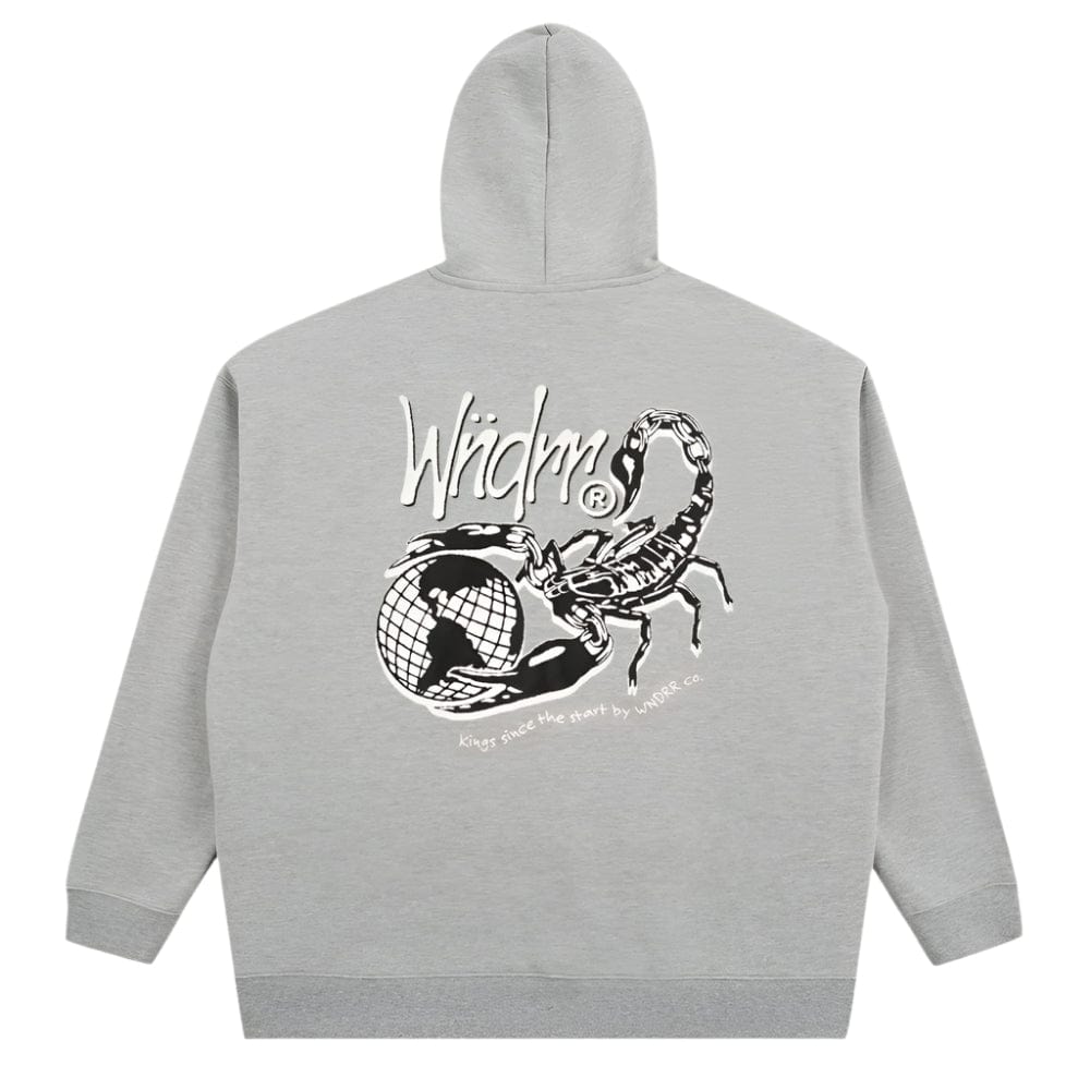 WNDRR Scorpion Hood Sweat - Grey Marle