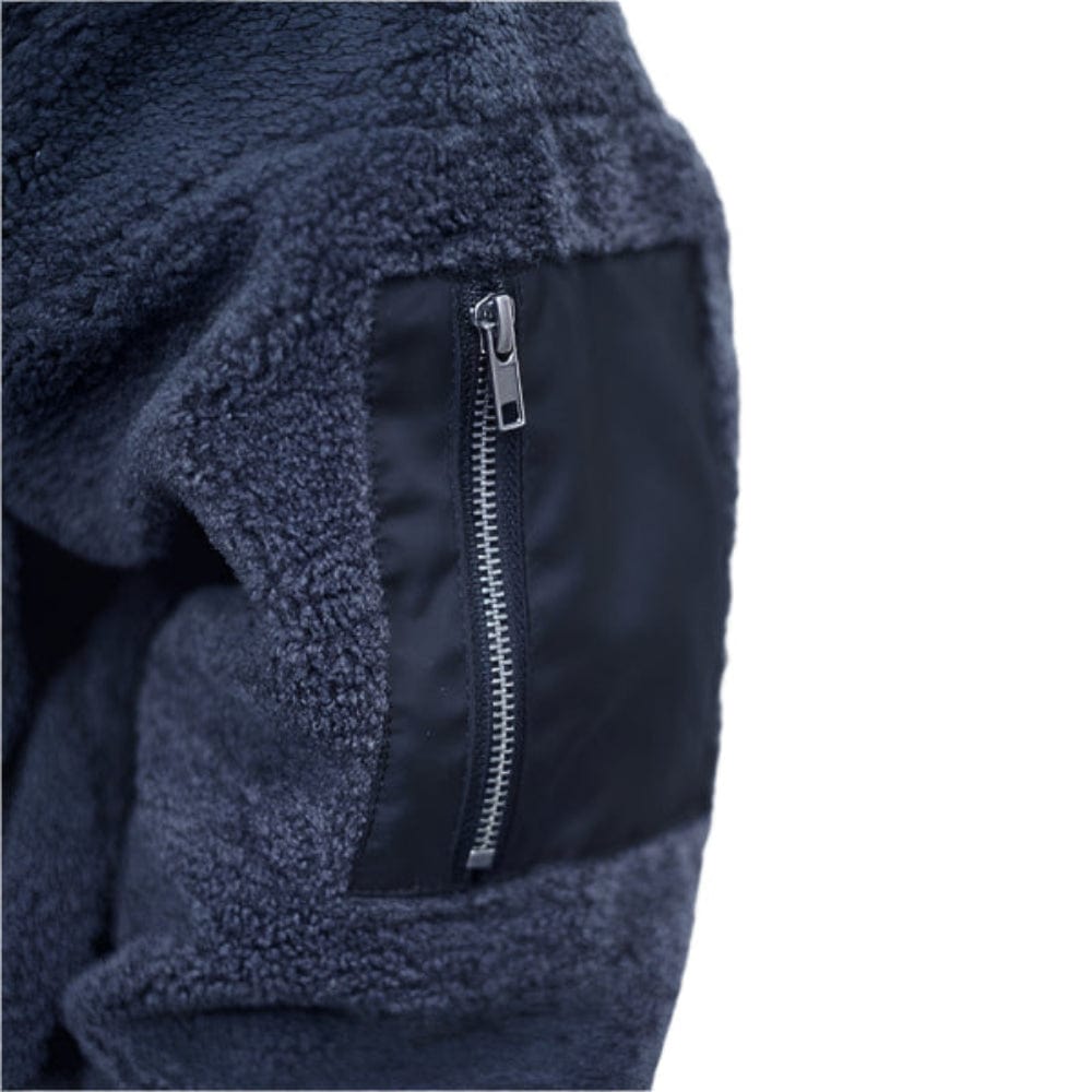 WNDRR Script Sherpa Pullover - Faded Black