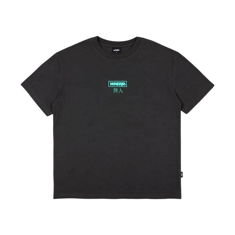 WNDRR Shodo BOX FIT Tee - Faded Black