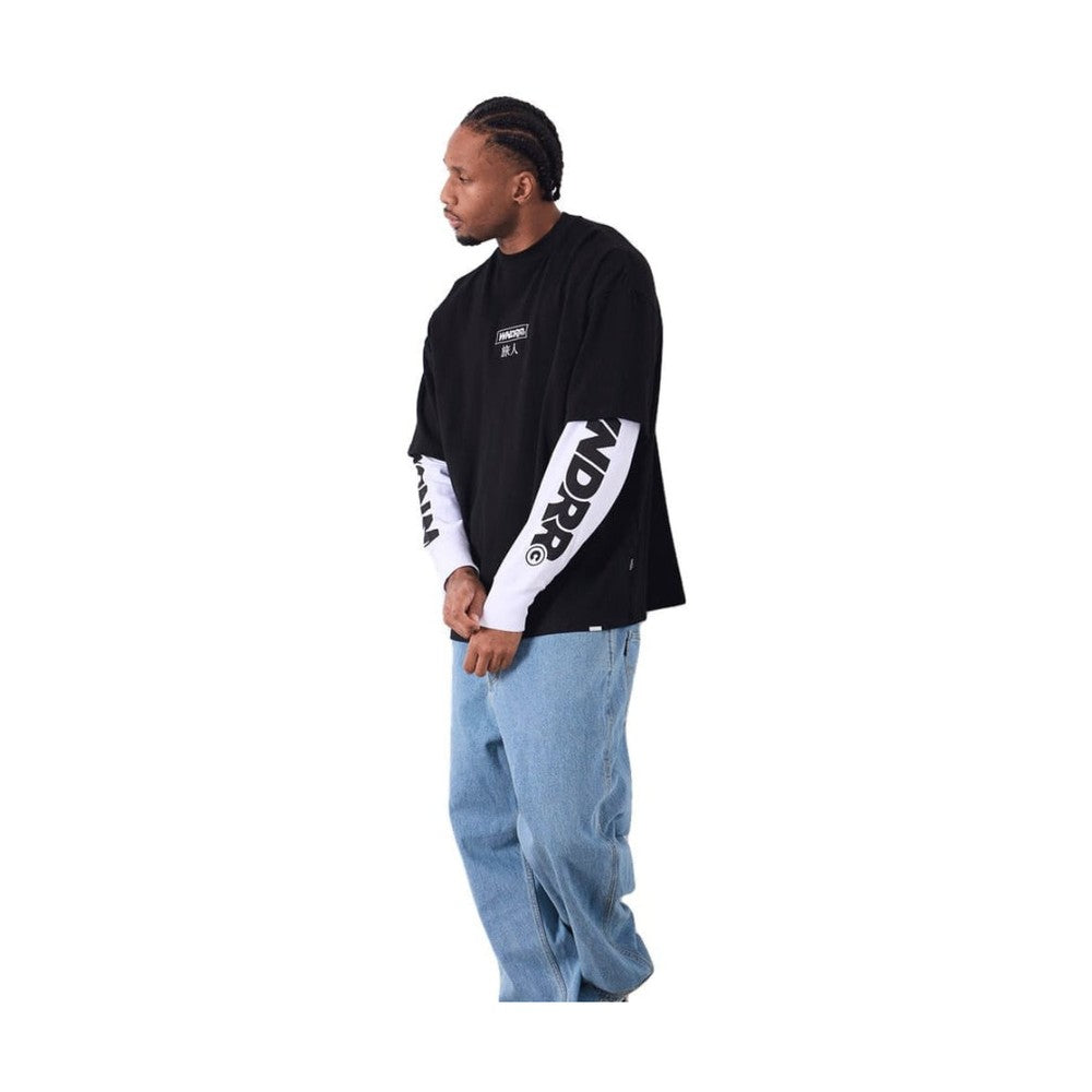 WNDRR Shodo Layered L/S Tee - Black