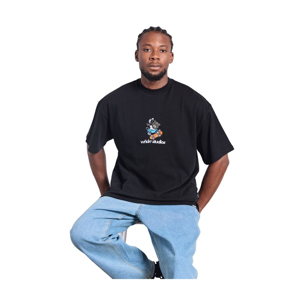 WNDRR Sk8 Heavy Weight Tee - Black