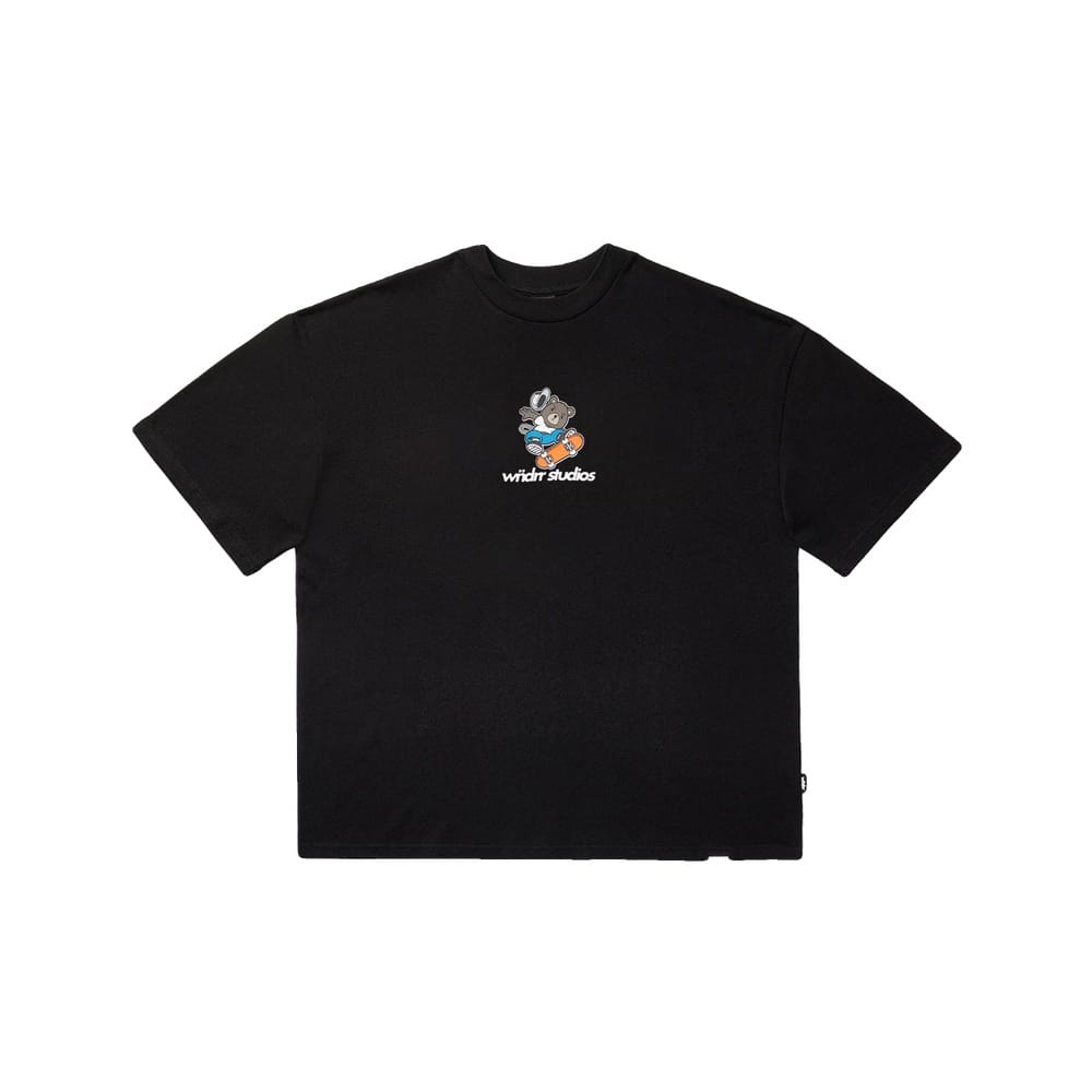 WNDRR Sk8 Heavy Weight Tee - Black