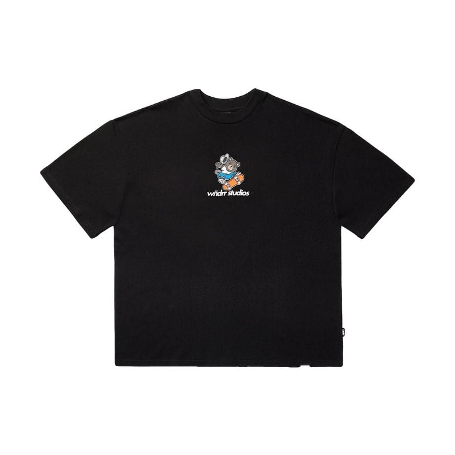 WNDRR Sk8 Heavy Weight Tee - Black