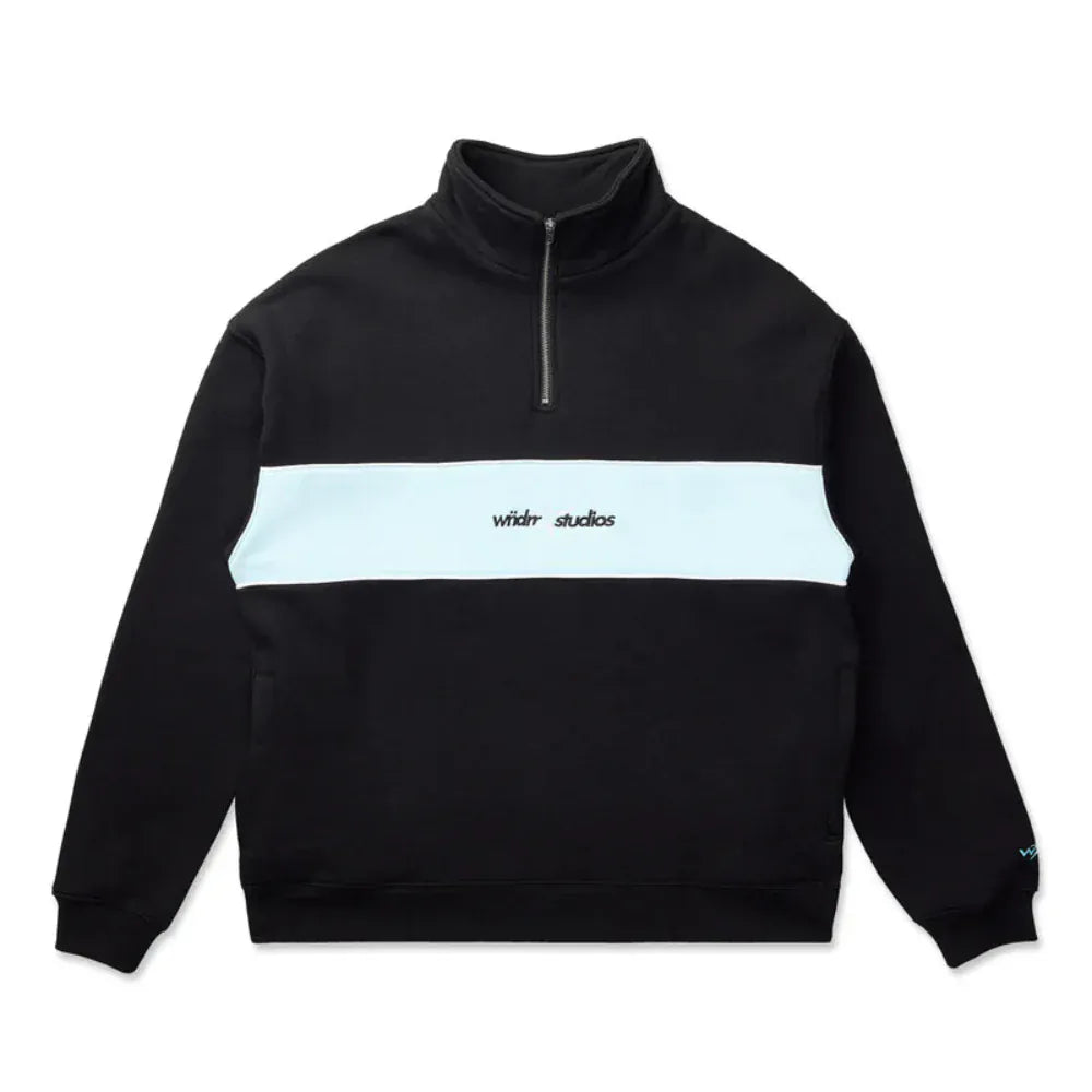 WNDRR Stxr 1/4 Zip Sweat - Black