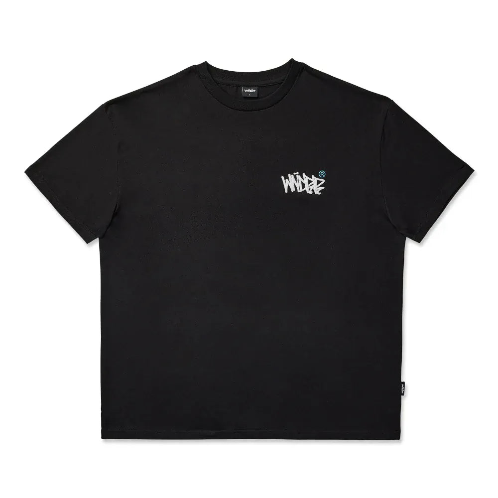 WNDRR Tag Box Fit Tee - Black
