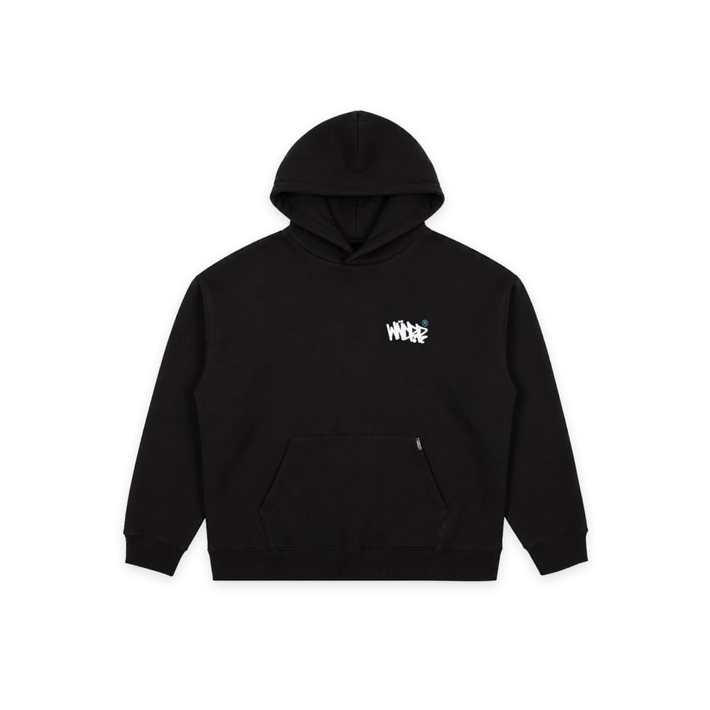 WNDRR Tagged Hood Sweat - Black