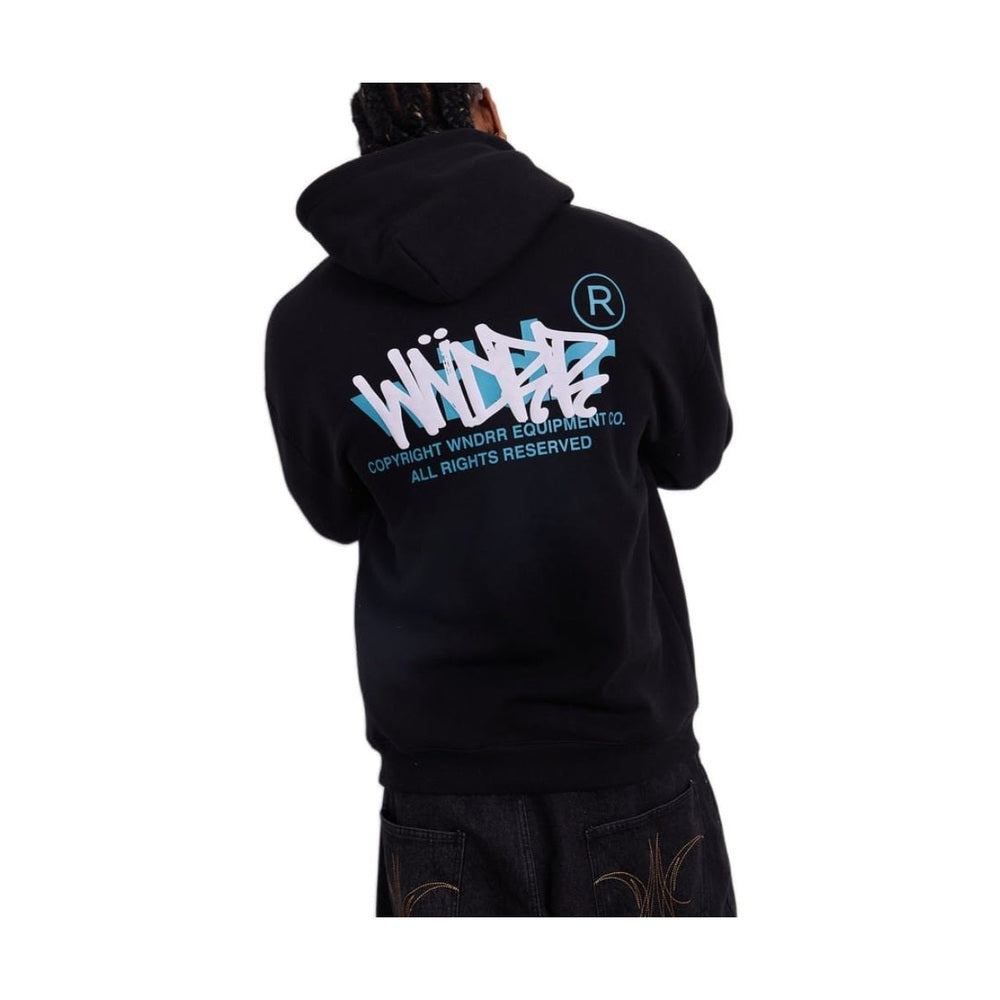WNDRR Tagged Hood Sweat - Black