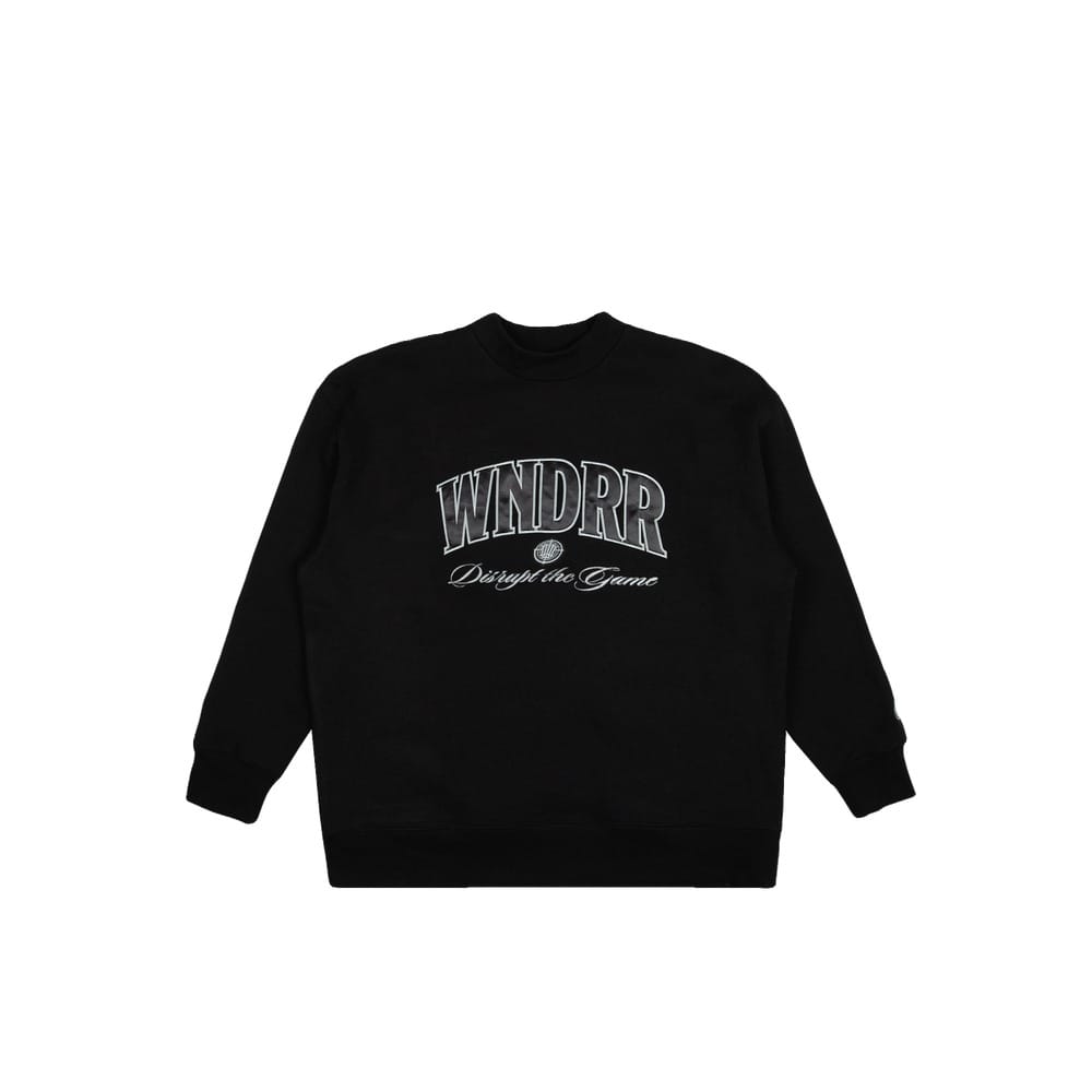 WNDRR Target Crew Sweat - Black