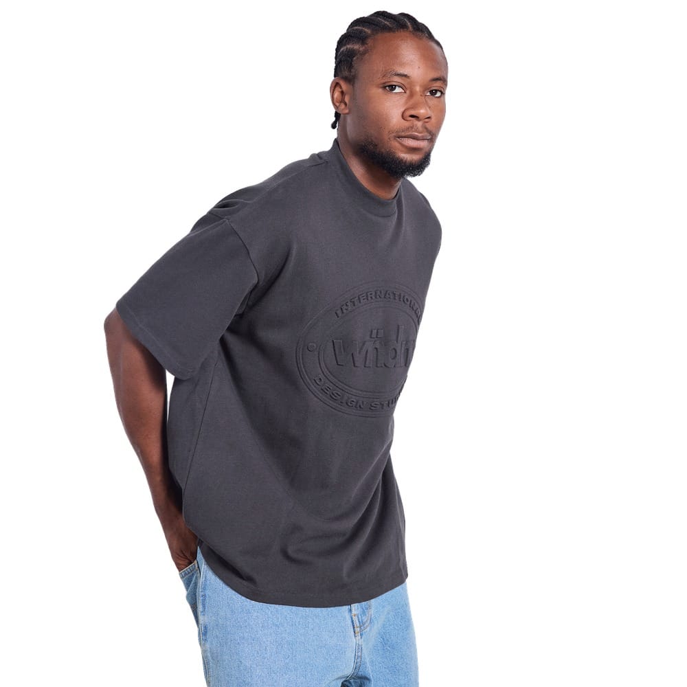 WNDRR Token Heavy Weight Tee - Faded Black
