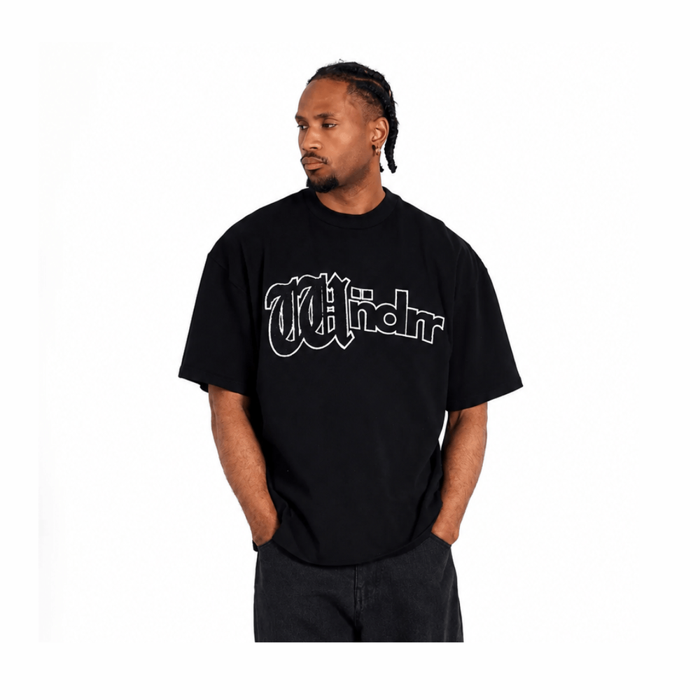 WNDRR United Heavy Weight Tee - Black