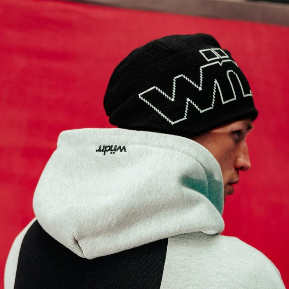 WNDRR Accent Skull Beanie - Black
