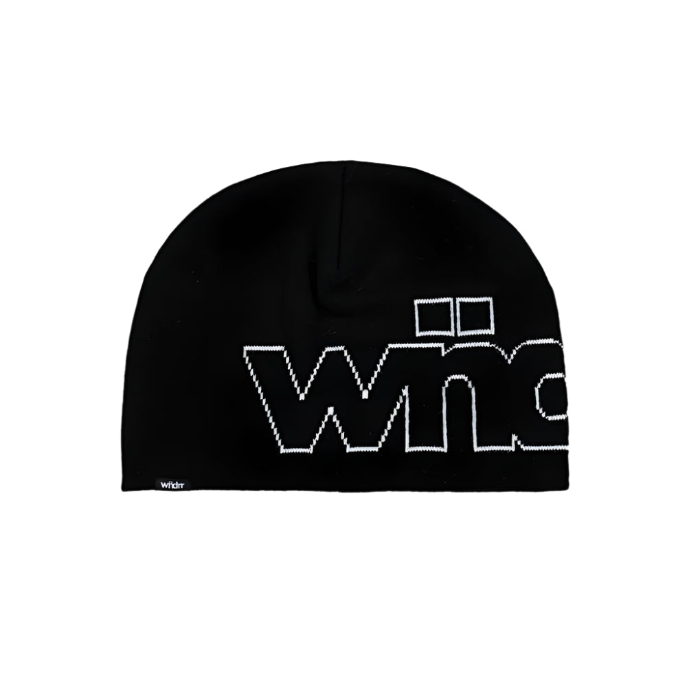 WNDRR Accent Skull Beanie - Black