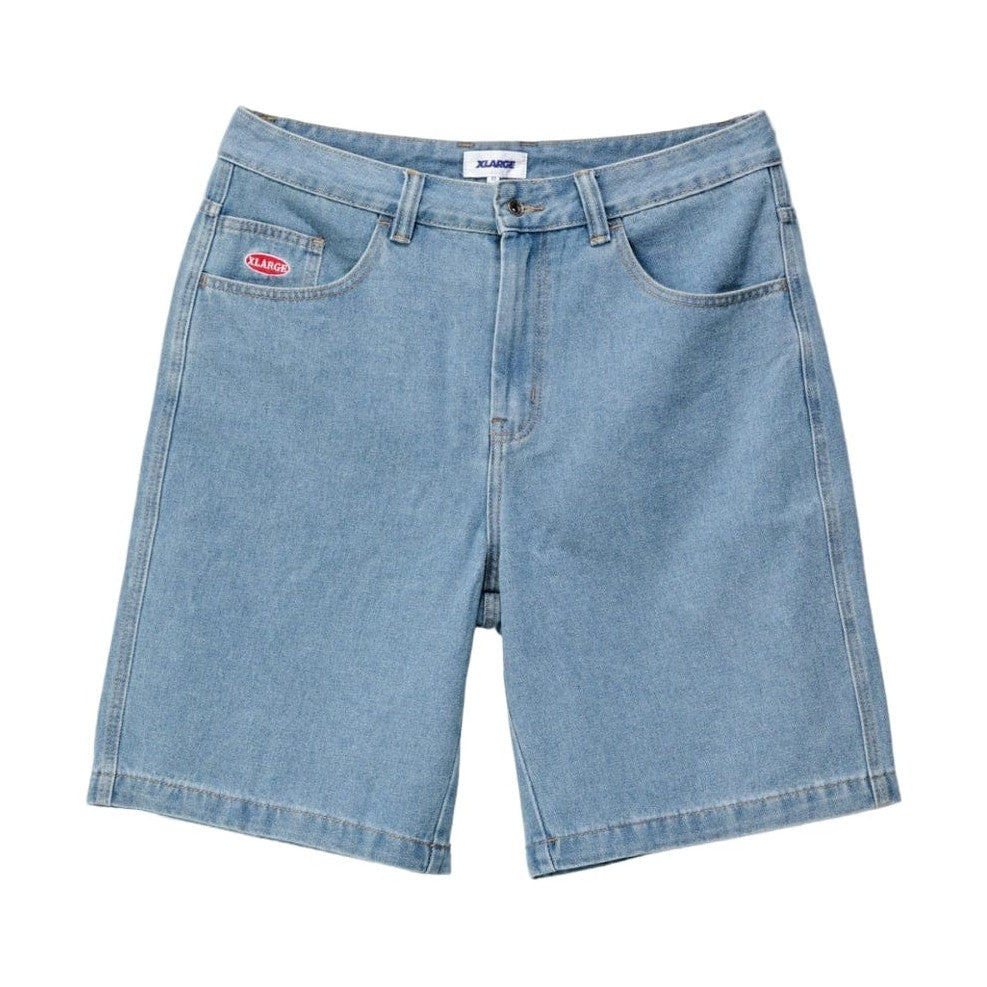 XLarge Baggy Bull Denim 91 Short - Mid Blue